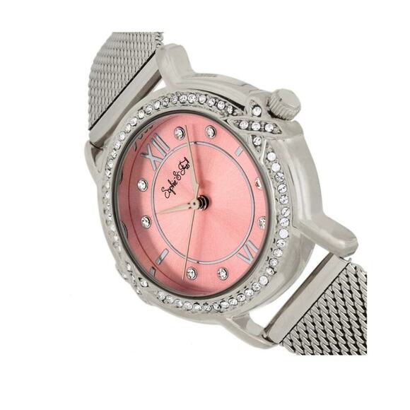 WOMEN'S WATCH SOPHIE & FREDA LUXURY "RENO" BRACELET WITH SWAROVSKI CRYSTALS NEW! - Picture 3 of 5